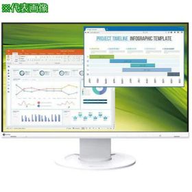 ■AS カラー液晶モニター EV2360-WT 〔品番:4291101〕【3757618:0】[送料別途見積り][掲外取寄][店頭受取不可]