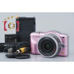 【中古】Panasonic パナソニック LUMIX DMC-GF3X 電動ズームレンズキット フェアリーピンク シャッター回数僅少