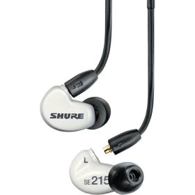 シュア ダイナミック密閉型カナルイヤホン (ホワイト) SE215DYWH+UNI-A SHURE AONIC 215 Special Edition