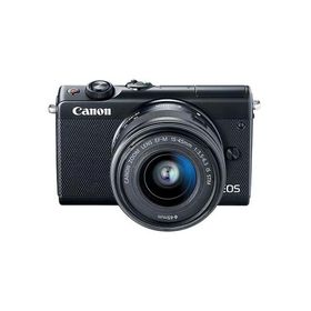 キヤノン Canon ミラーレス一眼 EOS M100 レンズキット ブラック SDカード付き 中古