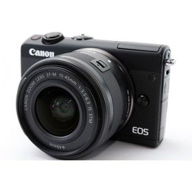 キヤノン Canon EOS M100 レンズキット ブラック 美品 SDカード付 &lt;プレゼント包装承ります&gt;