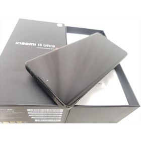 (中古) Xiaomi13 Ultra 16GB/512GB ブラック 【中国版 SIMFREE】、SIMフリー