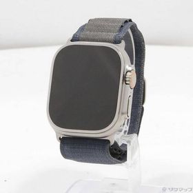 〔中古〕Apple(アップル) Apple Watch Ultra 2 GPS + Cellular 49mm チタニウムケース ブルーアルパインループ〔295-ud〕