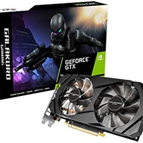 【中古】(未使用・未開封品)玄人志向 NVIDIA GeForce GTX 1660 搭載 グラフィックボード 6GB デュアルファン GALAKURO GAMINGシリーズ GG-GTX1660-E6GB/DF