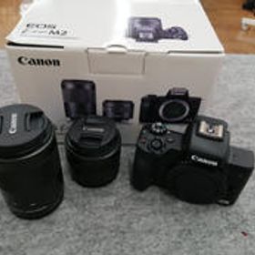 ミラーレス一眼カメラ EOS KISS M2 ダブルズームキット CANON