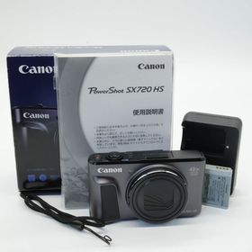 キヤノン(Canon)の■ほぼ新品■ PowerShot SX720 HS ブラック 光学40倍ズーム(コンパクトデジタルカメラ)