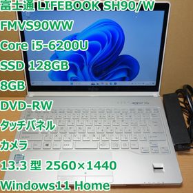 フジツウ(富士通)のLIFEBOOK SH90◆i5-6200U/SSD 128/8G◆タッチパネル(ノートPC)