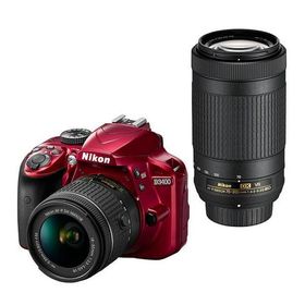 中古 １年保証 美品 Nikon D3400 ダブルズームキット レッド