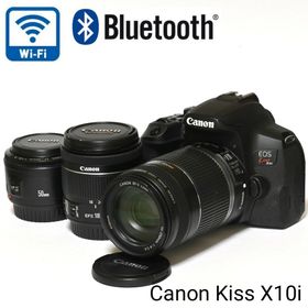 キヤノン(Canon)の【Canon】EOS Kiss X10i トリプルレンズセット★Wi-Fi搭載★(デジタル一眼)
