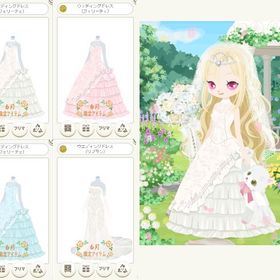 ウエディングなど ２ アンレーヌ、ウエディングドレス（フェリーチェ）、ショルダーブーケ | ニコッとタウン(ニコタ)のアカウントデータ、RMTの販売・買取一覧