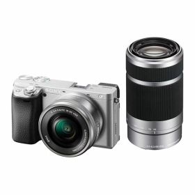 【中古】【1年保証】【美品】SONY α6400 ダブルズームレンズキット 16-50mm + 55-210mm シルバー [ILCE-6400Y]