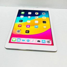 アイパッド(iPad)の【送料無料】iPad Air silver 16GB Cellular 動作OK(タブレット)