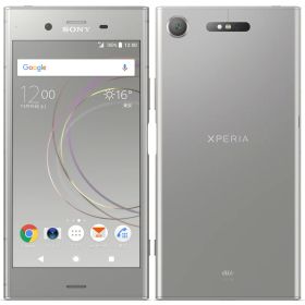 【中古】Cランク【傷や汚れあり】 SIMロック解除済み 元au SOV36 SONY Xperia XZ1 ウォームシルバー 判定○ 送料無料