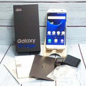 au Galaxy S7 edge SCV33 ホワイト [訳あり] 本体 白ロム SIMロック解除済み SIMフリー D894458