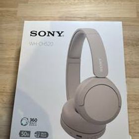 動作確認済み ソニー SONY ワイヤレスヘッドホン WH-CH520C ベージュ ①