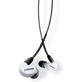 【新品】1週間以内発送 SHURE シュア AONIC 高遮音性イヤホン(有線タイプ) SE215DYWH+UNI-A ホワイト ゲーム ゲーミング カナル型 音楽 マイク搭載