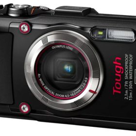 【中古】【1ヶ月保証】オリンパス OLYMPUS STYLUS TG-3 Tough ブラック SDカード付き