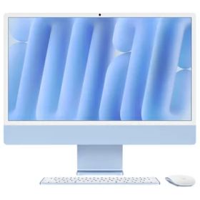 Apple iMac 24インチ M4チップ 10コア 512GB 16GBメモリ MWV33J/A [ブルー]【お取り寄せ ※1ヶ月から2ヶ月見込み】