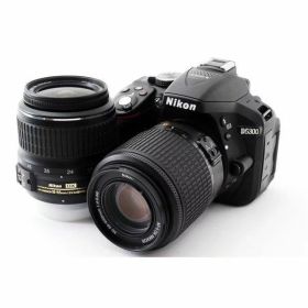 【中古】ニコン Nikon D5300 ダブルズームセット ブラック 美品