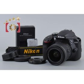 【中古】Nikon ニコン D3400 18-55 VR レンズキット ブラック シャッター回数僅少