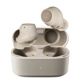 オーディオテクニカ フルワイヤレスイヤホン ライトベージュ [ ノイズキャンセリング 対応 / Bluetooth 対応 ] ATH-CKS30TW+BG