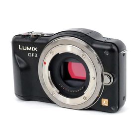 【中古】Panasonic LUMIX DMC-GF3-K ボディ エスプリブラック 本体いたみ [管理:1050024846]