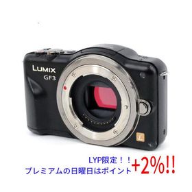 【いつでも+1％！5のつく日と日曜日は+2%！】【爆買】【中古】Panasonic LUMIX DMC-GF3-K ボディ エスプリブラック 本体いたみ