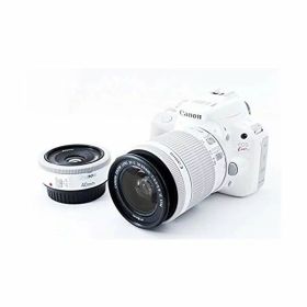 【中古】キヤノン Canon EOS Kiss X7 ホワイト ダブルレンズキット2