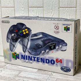 ニンテンドウ64(NINTENDO 64)のNINTENDO 64 本体 クリアグレー ジャスコ限定 N64 任天堂64(家庭用ゲーム機本体)
