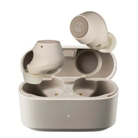 オーディオテクニカ｜audio-technica 完全ワイヤレスイヤホン ライトベージュ ATH-CKS30TW+BG [ワイヤレス(左右分離) /ノイズキャンセリング対応 /Bluetooth対応]