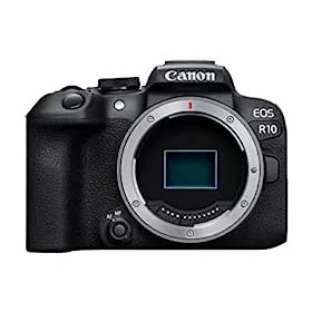 【中古】Canon キヤノン ミラーレスVlogカメラ EOS R10 ボディのみ 24.2万画素 4K映像 DIGIC Xイメージプロセッサー 高速撮影 被写体追跡 コンパクト 軽