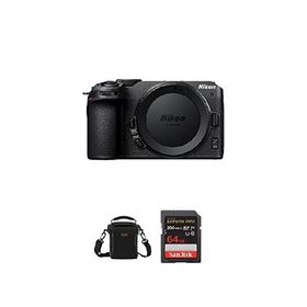 【平行輸入品】Nikon Z 30 DX-Format Mirrorless Camera Body Bundle with 64GB SD Card, Shoulder Bag