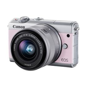 キヤノン Canon EOS M100 EF-M15-45 IS STM レンズキット リミテッドピンクキット <プレゼント包装承ります>