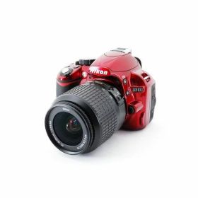 【中古】ニコン Nikon D3100 レンズキット レッド 希少品 美品 一眼レフストラップ付き