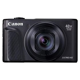 新品 土日祝も当日発送 キャノン コンパクトデジタルカメラ PowerShot SX740 HS BK ブラック(1コ入) 黒 Canon 光学40倍ズーム/4K動画/Wi-Fi対応 キヤノン