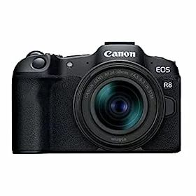 【中古】Canon キヤノン ミラーレス一眼カメラ EOS R8 RF24-50mm F4.5-6.3 IS STMレンズ付き 24.2MP 4K動画 DIGIC Xイメージプロセッサー 被写体検知 ト