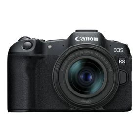 【中古】 Canon EOS R8 フルフレーム ミラーレスカメラ RF24-50mm F4.5-6.3 IS STMレンズ付き 24.2MP 4Kビデオ DIGIC X イメージプロセッサー 被写体検知&トラッキング コンパクト スマートフォン接続 コンテンツクリエーター