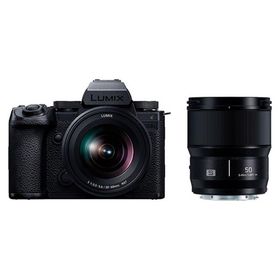 パナソニック ミラーレス一眼カメラ ルミックス LUMIX S5IIX ダブルレンズキット DC-S5M2XW ブラック Panasonic