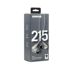 SHURE SE215-CL-A(クリア)(SE215CL-A)(国内正規品・2年間保証)(シュア)(有線イヤフォン)
