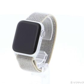 〔中古〕Apple(アップル) Apple Watch Series 4 GPS 40mm シルバーアルミニウムケース シーシェルスポーツループ〔295-ud〕