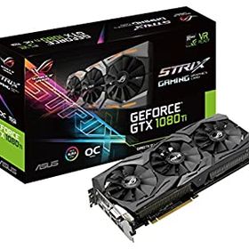 【中古-非常に良い】 ASUS R.O.G. STRIXシリーズ NVIDIA GeForce GTX1080Tiビデオカード ベースクロック1569MHz STRIX-GTX1080TI-O11G-GAMING