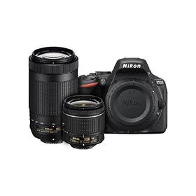 【平行輸入品】Nikon D5500 DX-format Digital SLR Dual Lens Kit w/ - Nikon AF-P D