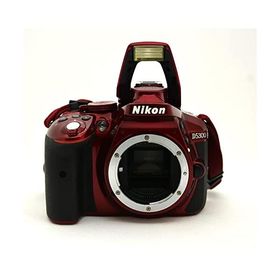 Nikon デジタル一眼レフカメラ D5300 レッド 2400万画素 3.2型液晶 D5300 R(中古品)