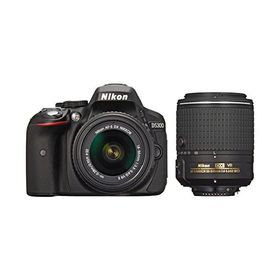 Nikon デジタル一眼レフカメラ D5300 ダブルズームキット2 ブラック(中古品)