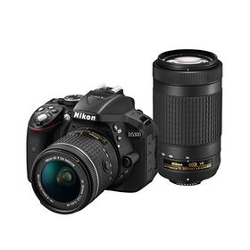Nikon デジタル一眼レフカメラ D5300 AF-P ダブルズームキット ブラック D5(中古品)