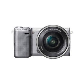 SONY ミラーレス一眼 NEX-5T パワーズームレンズキット シルバー NEX-5TL-S(中古品)
