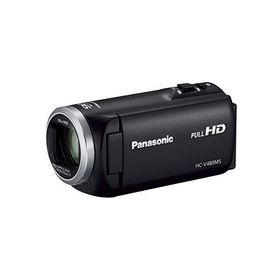 パナソニック HDビデオカメラ V480MS 32GB 高倍率90倍ズーム ブラック HC-V(中古品)