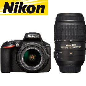 ニコン Nikon D5500 18-55mm 55-300mm ダブルズームキット デジタル一眼レフ カメラ 中古