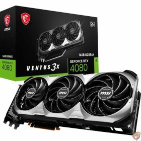 【ポイント3倍4日&5日】MSI GeForce RTX 4080 16GB Ventus 3X OC ゲーミンググラフィックカード - GDDR6X 2550MHz PCI Express Gen 4 256ビット DP v 1.4a HDMI 2.1a (4K & 8K HDR対応)