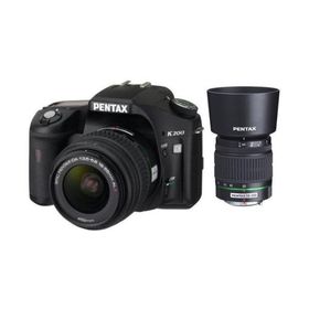 PENTAX デジタル一眼レフカメラ K200D ダブルズームキット(中古品)